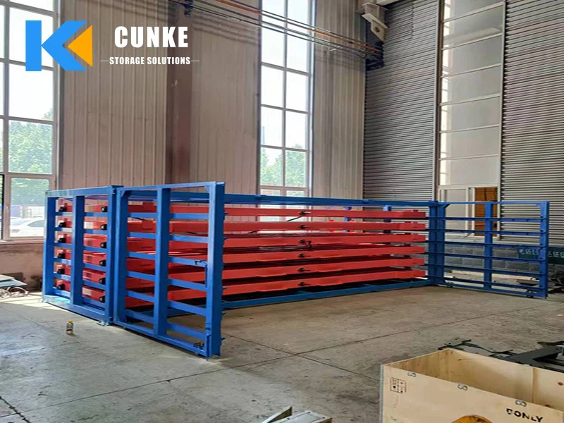 Roll Out Sheet Metal Rack in stock Roll Out Sheet Metal Rack in stock